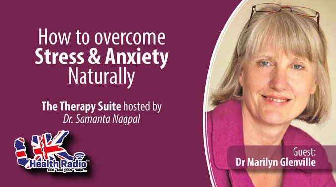 ukhealthradio's tweet photo. The Therapy Suite with Dr. @NagpalSamanta on #ukhealthradio - How to overcome #stress &amp; #anxiety naturally. #Interview with @DrGlenville, psychologist, #author and the UK's leading #nutritionist specialising in #WomensHealth.

#StressAwarenessWeek
https://t.co/IqULd5RMwF https://t.co/Diu8MFvKWc