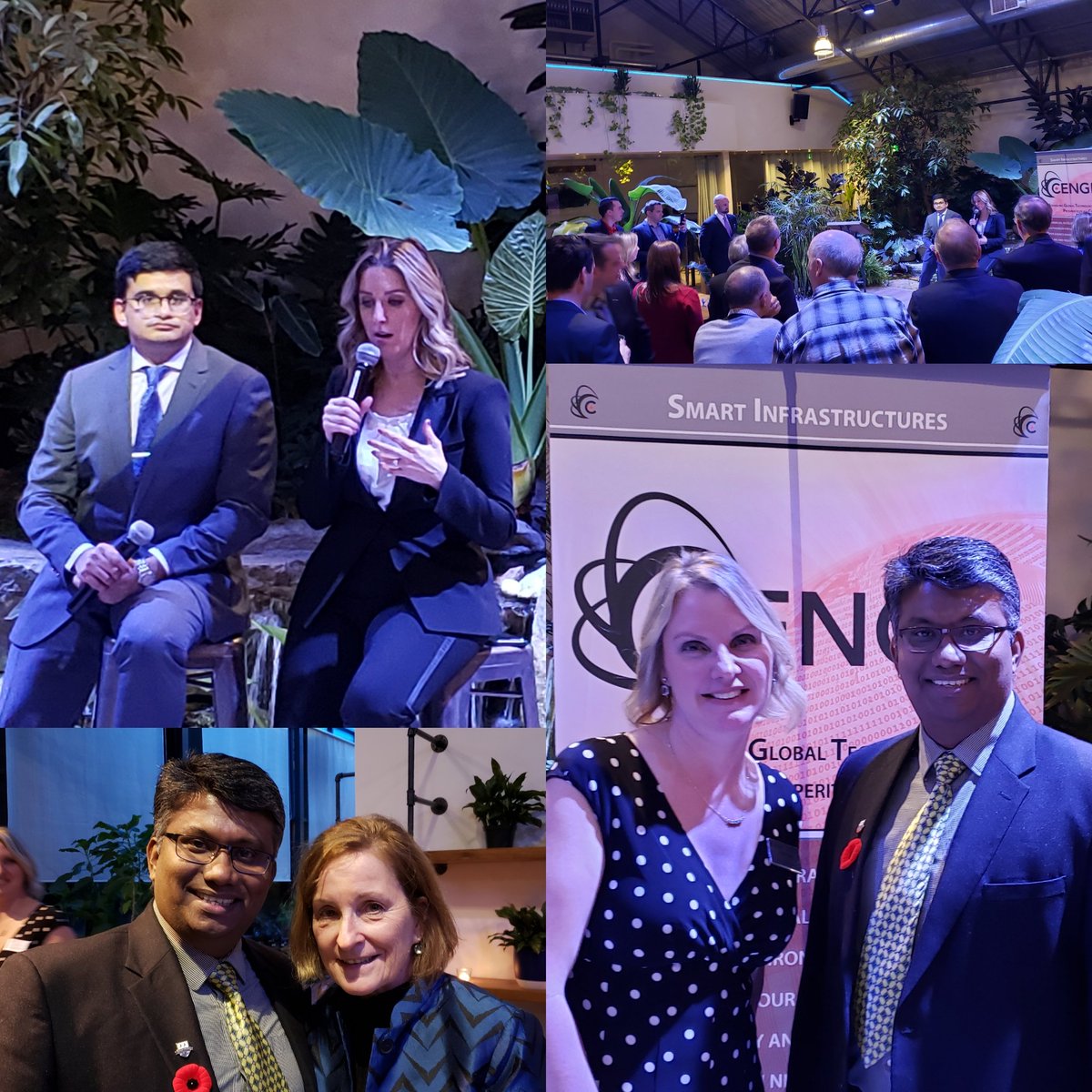 mathew_ranjith's tweet photo. Proud to see @WillisCollege graduates at @CENGNCanada Summit’s #VIPReception.
Excited to meet @AlgonquinColleg past president @cheryljensen, @muradhem, government/ private sector leaders at this event. See you all tomorrow for the #CENGNsummit. https://t.co/w1AxVLgGyF