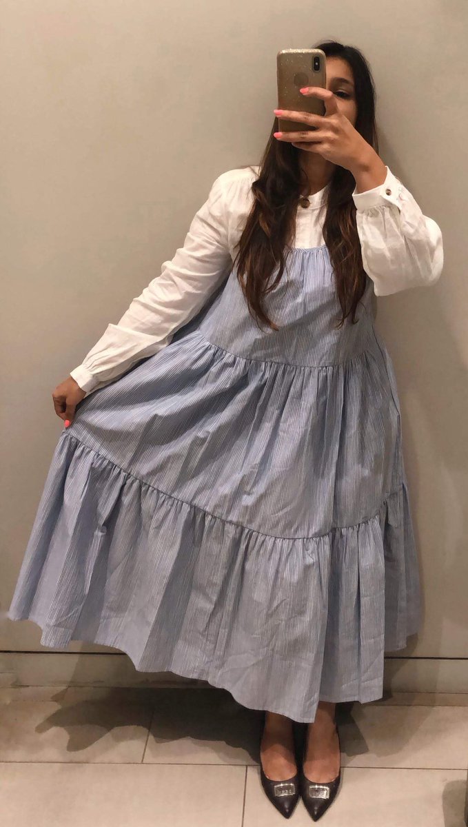 RitchStyles's tweet photo. Not ready to give up on my #maxi #dresses yet, so I'm stocking up on #wintertops to style them with my #maxidresses to make them more #wintrywear. Remember this gorgeous blue maxi #dress from @MandSIndia which I wore on my last #staycation at Pune? 👗

#winterwear #Winteriscoming https://t.co/u9G9CSLUnq