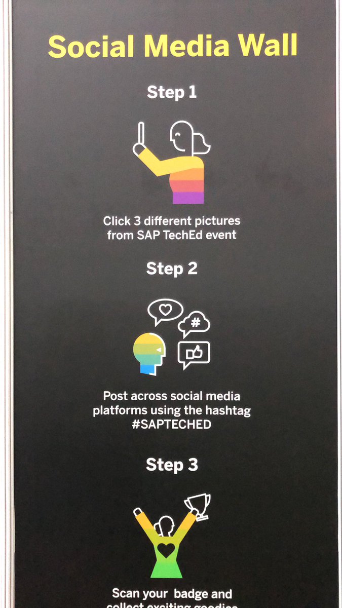 sravisruthi's tweet photo. Tell us how excited you are about SAPTechEd using the hastags #SAPTechEd #sustainabilitymatters and win exciting goodies. https://t.co/l2CGsv0fBb