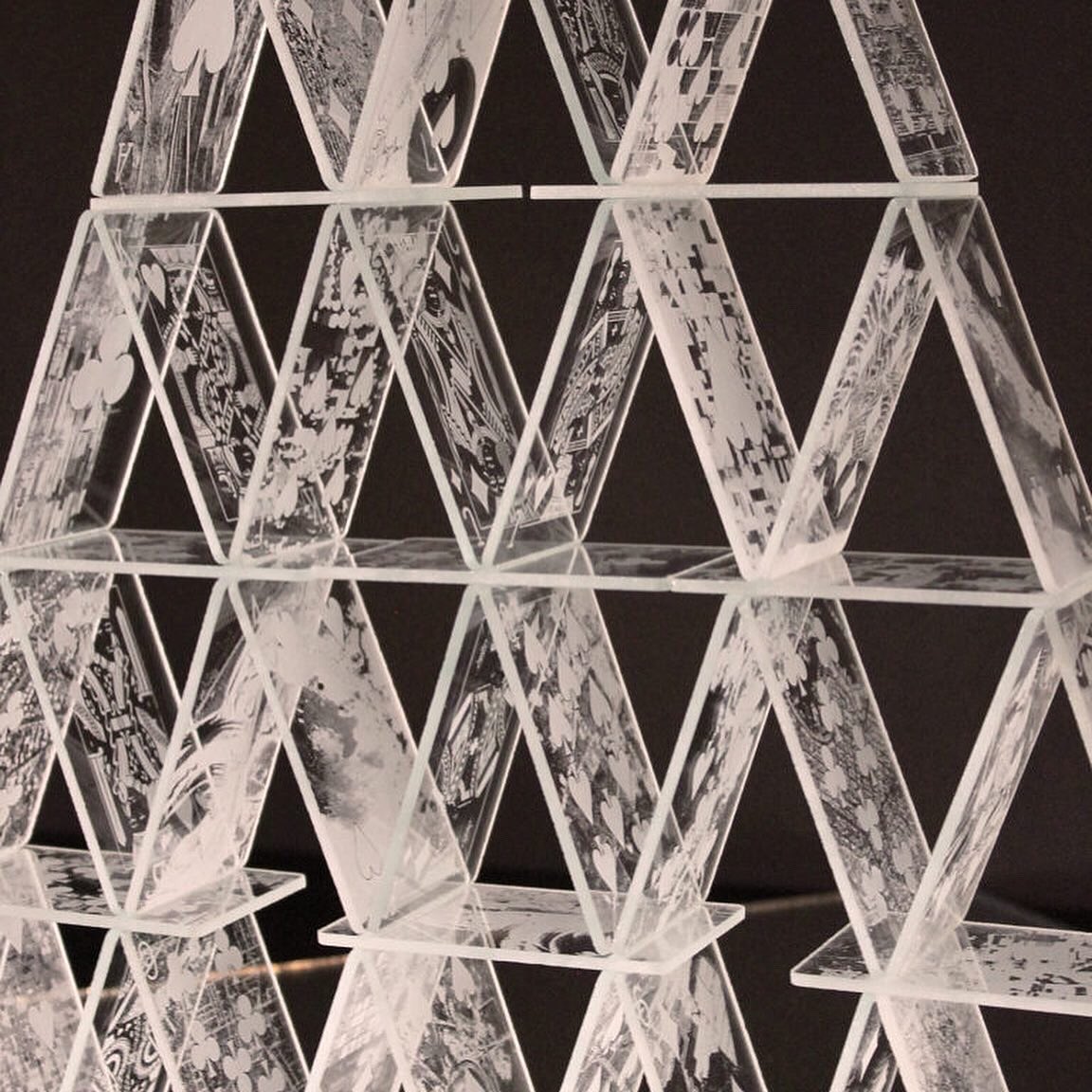 cmcassano's tweet photo. Glasshouse of Cards included in “A City, Modified: 20Years of @modifiedarts” to celebrate 20th yrs of being an incredible venue for #downtown #artists #arts and #culture! Friday 11/15 from 6-9PM. Link in bio.  #houseofcards #sculpture #phxart https://t.co/B0PkJJpndI