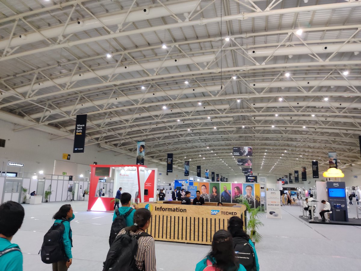 arunKaugustine's tweet photo. #SAPTechEd 2019 we are here to help https://t.co/cdHUh87S5A