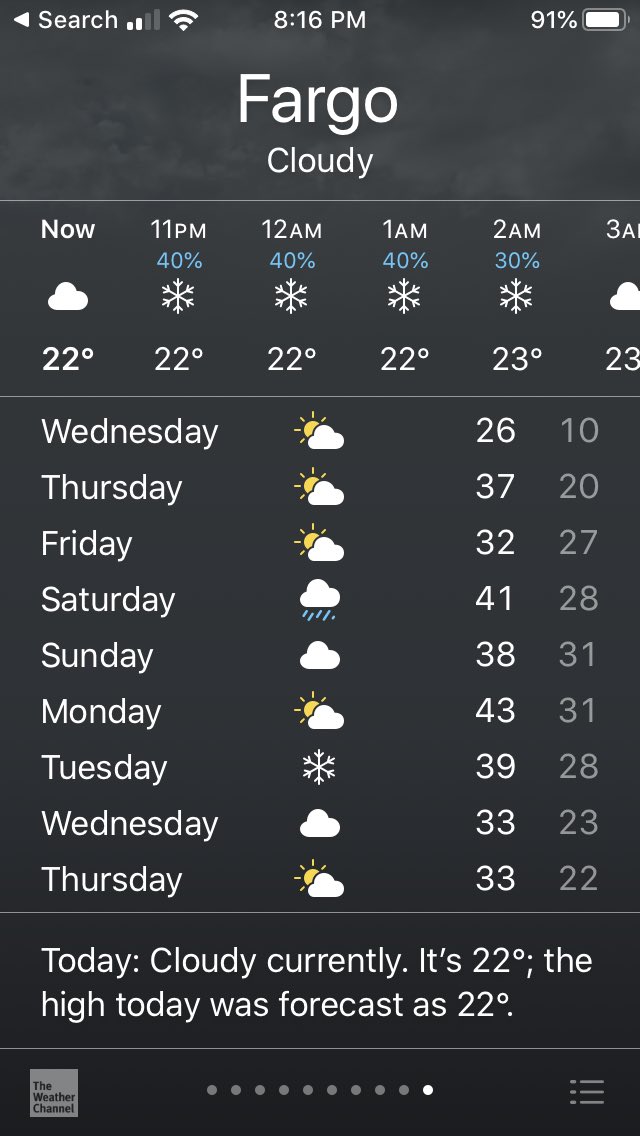 jeremiahmarble's tweet image. Tomorrow is a low of 10 degrees. How many layers are we talking? #RealQuestion #Cultivate #ICan’tHearYouMyTeethAreChattering
