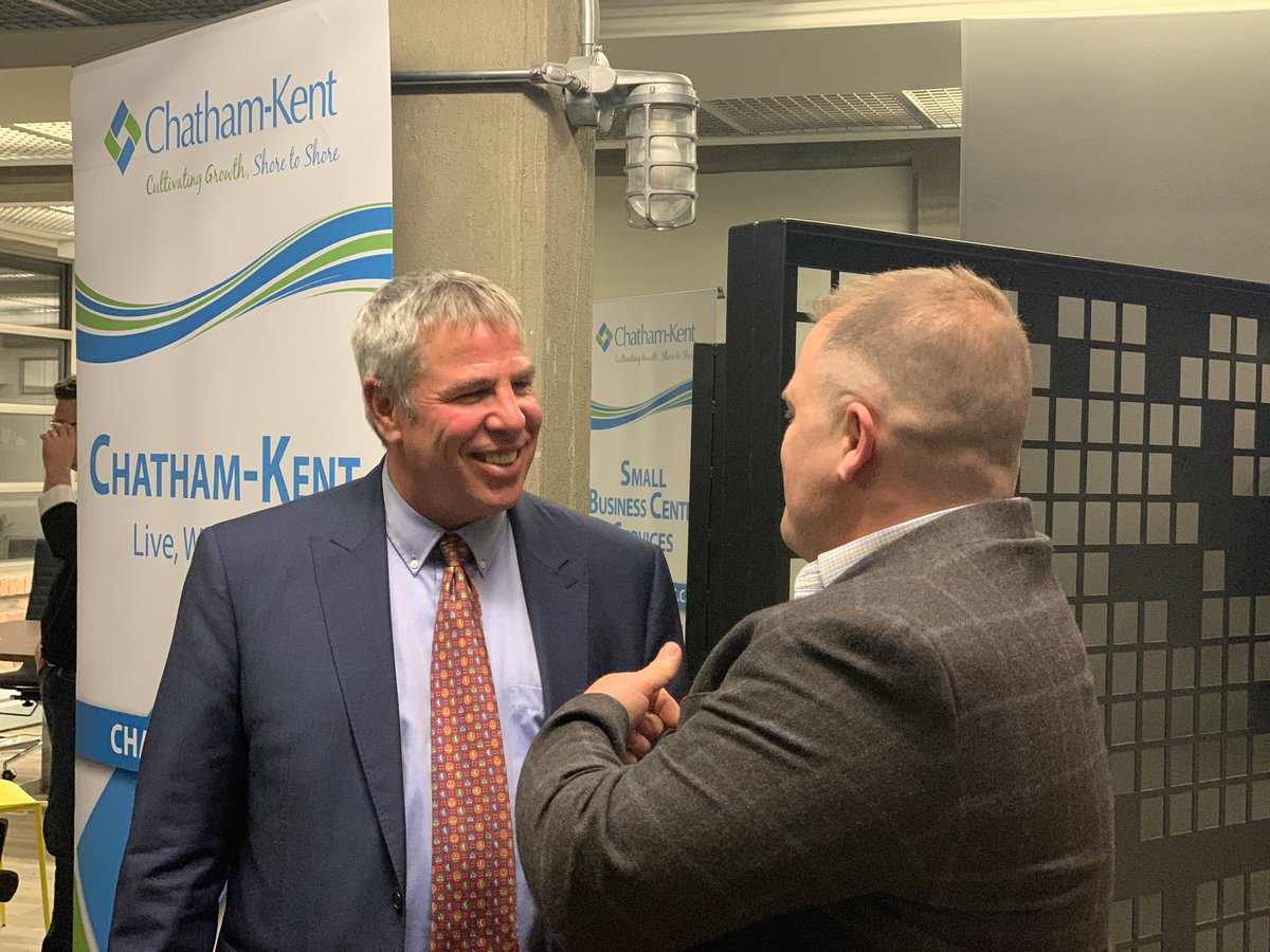 YvonnePilon's tweet photo. It was great to meet you tonight @DaveEppCKL!
Thank you for joining us at @soar_innovation for the 5th installment of #TeCKnight! https://t.co/EJg8hcx3if