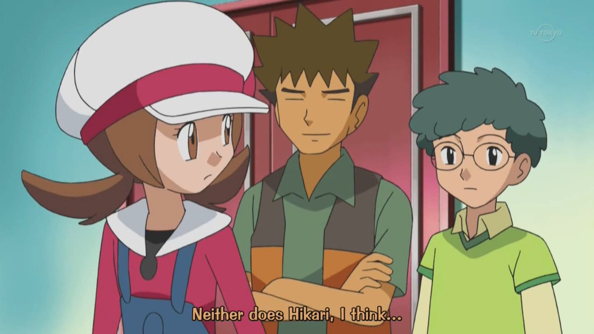 Lyra's reaction after is just great too. This is why I love these 2, they're both equally dorky and Ash has never interacted with someone equally dorky and dumb as him. Even pikachu is more aware than him lmao