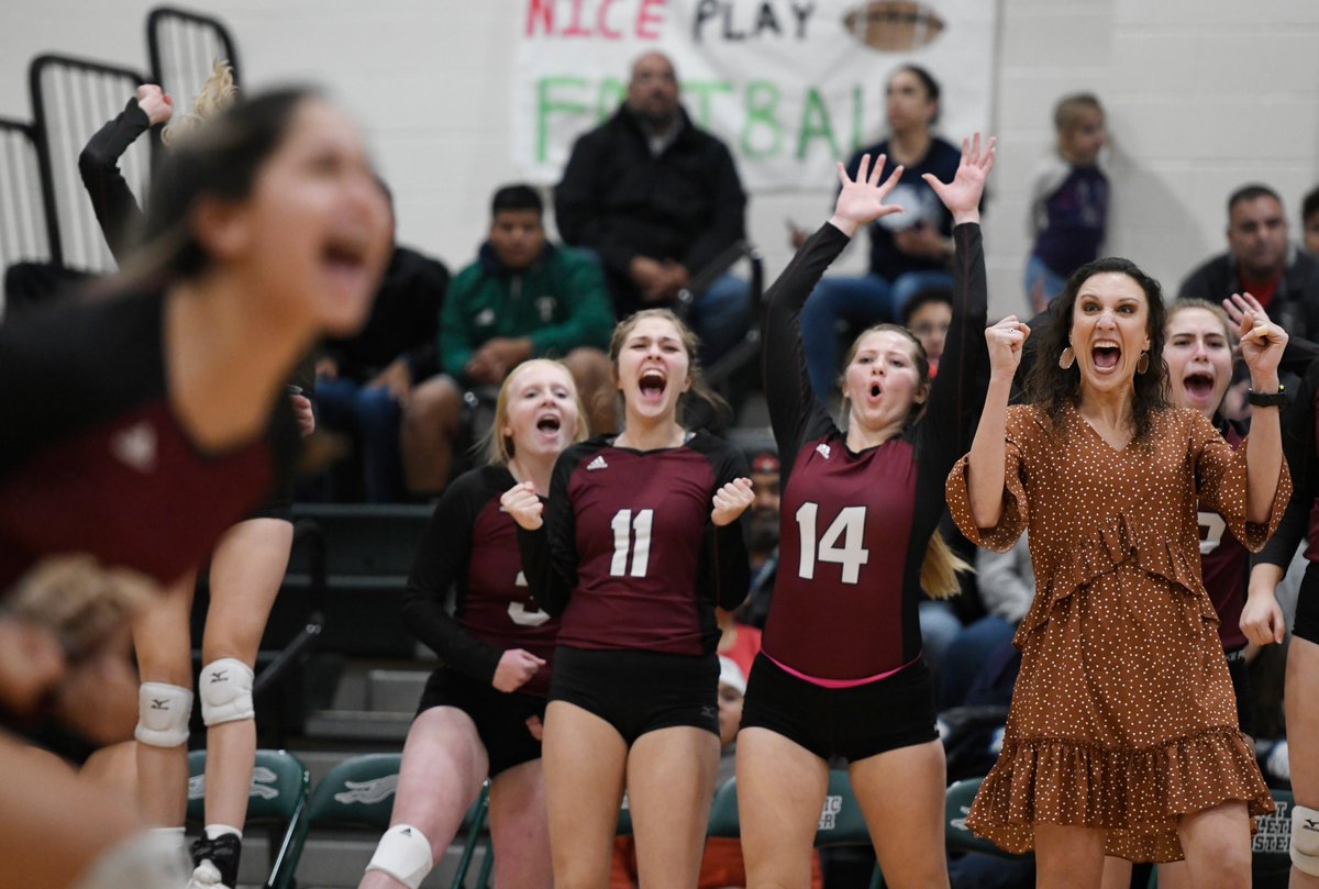 Flour Bluff defeats Carroll  in a Class 5A regional quarterfinal volleyball match. <a href="/CallerSports/">Caller Sports</a>