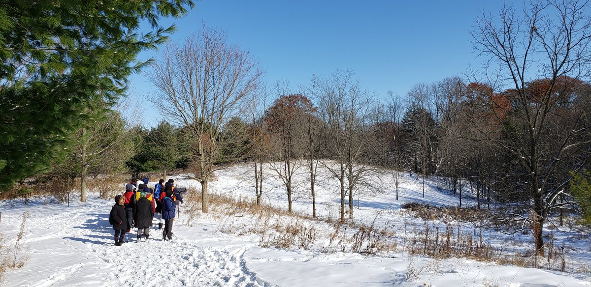 MacNabScience's tweet photo. Gr 9s visited Dundas Valley Conservation Area today @Hamilton_CA What a beautiful, snowy day!!! @MacNab_HWDSB https://t.co/UOgl1whDkX