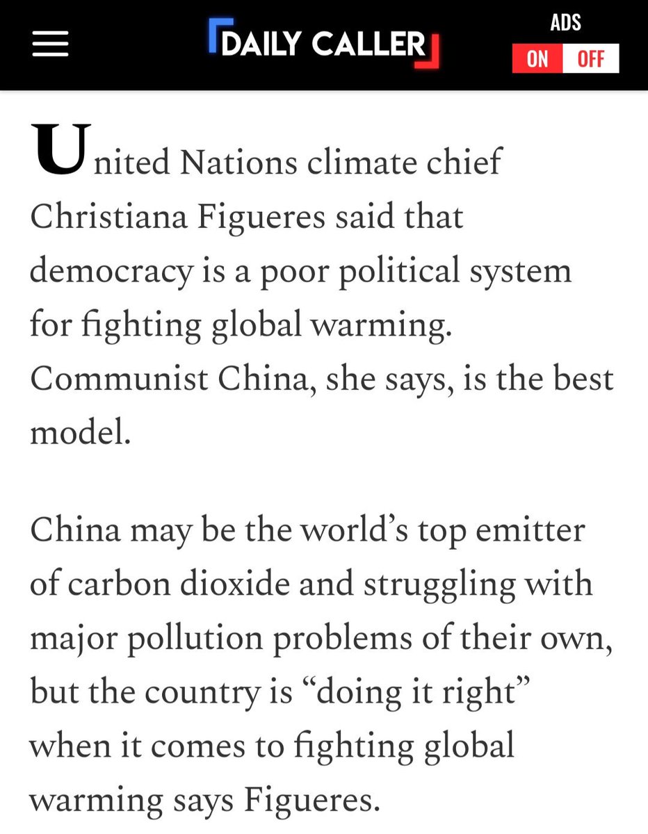 74) Here's Paris Accord co-author, Christiana Figueres, on democracy and capitalism.