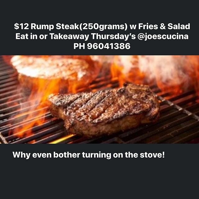 JoesKitchenAus's tweet photo. Rump Steak (250g)  w fries &amp; salad sauce included. 
#rump #steak #steakmeal #protein #healthyfood #food #foodporn https://t.co/NNYPXry9On https://t.co/cffW3tPQiu