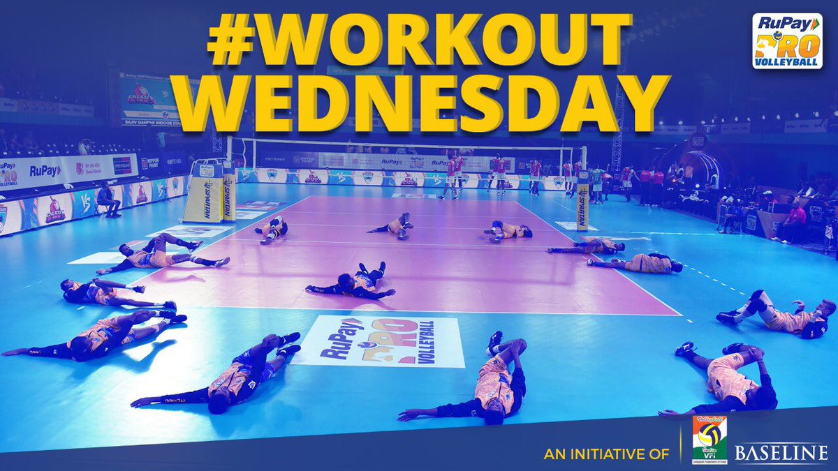 GET UP AND GET GOING!
“The only bad workout is the one that did not happen”
#workoutwednesday 
#RuPayPVL
#ThrillKaCall