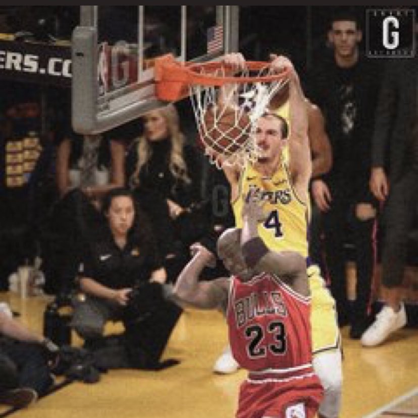 alex caruso dunking