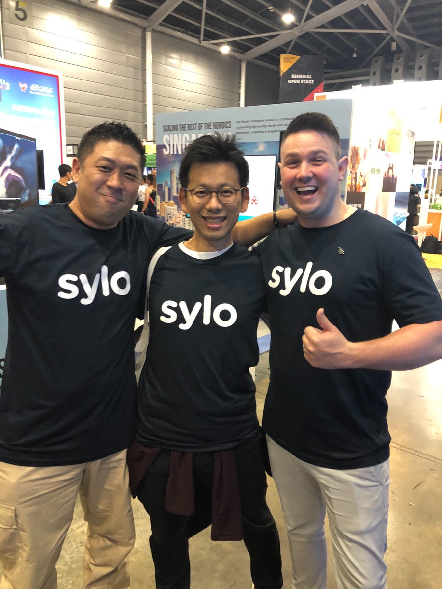 sylo's tweet photo. More good times at @sgfintechfest 2019 and more #photos to share!🙌 Enjoy!😉 #DApplife #tech https://t.co/jMqsi0PSVT