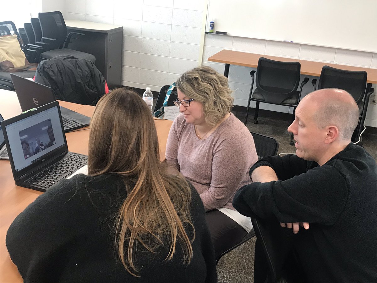 ebertjess's tweet image. Elementary S.S. team using @Flipgrid to share reflections from our professional learning day and considering connections and applications to S.S. instruction. #multiplemodalities