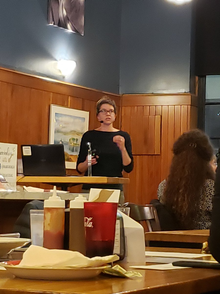 WSU_Noel_Schulz's tweet photo. Packed house at @pcbrewery for @palousescience Science Pub w/ Drs Candis Claiborn @WSUVoiland & Dr Julie Kmec @CASatWSU discussing "Women's Representation in Engineering: What are we missing?" Audience included folks from Avista, SEL, WSU, community & families #GoCougs #towngown https://t.co/GDogPYBy4k