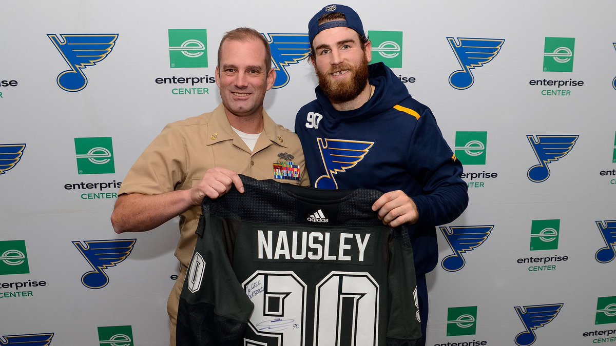 st louis blues military jersey