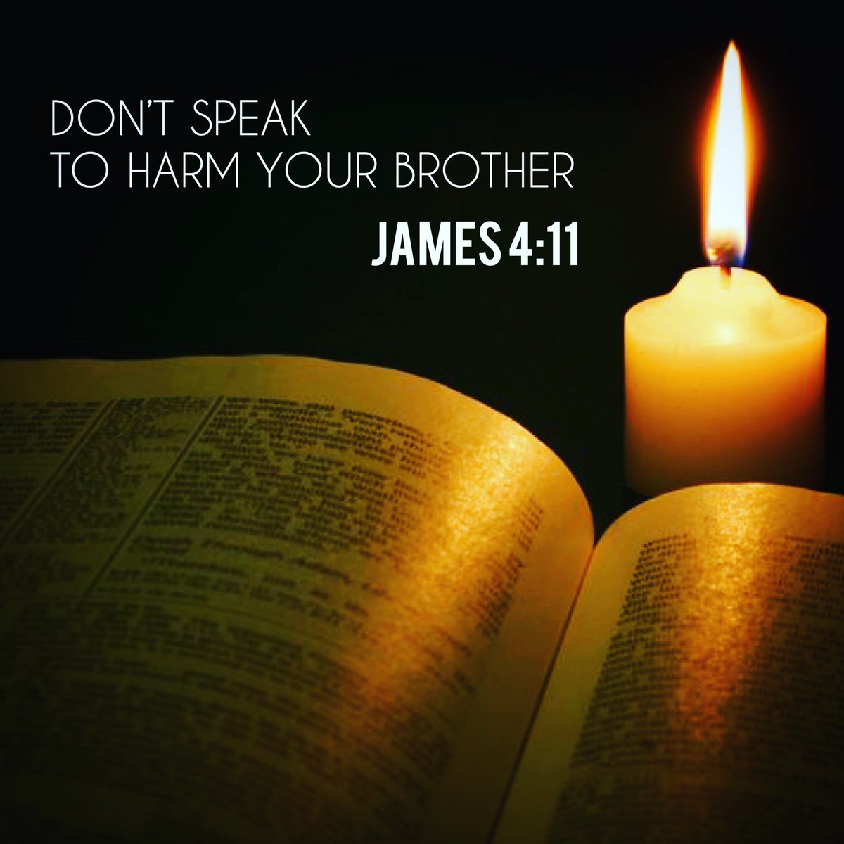“Do not speak evil of one another, brethren. He who speaks evil of a brother and judges his brother, speaks evil of the law and judges the law. But if you judge the law, you are not a doer of the law but a judge.” - James 4:11