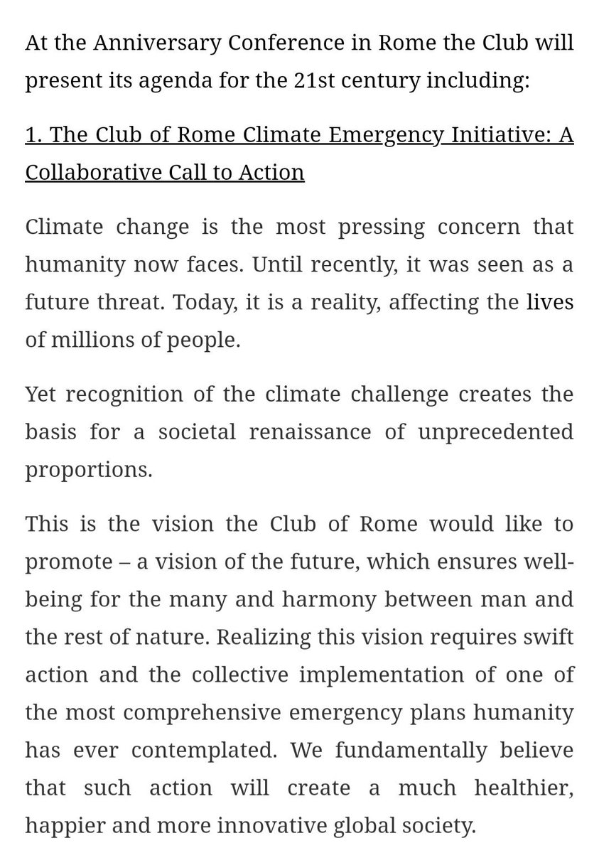 80) What does the Club of Rome say about Agenda 2030?