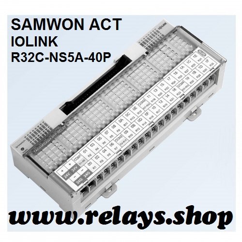 RelaysShop's tweet photo. R32C-NS5A-40P
SAMWON ACT
IOLINK 
#IOLINK #SAMWON #ACT #SAMWON_ACT R32C Series 32 Points Relay Board 8 contacts common 
Smallest most suitable output control system such as PLC Installation TAKAMISAWA #NYP_24W_K PANASONIC #PA1a_24V 
R32C-YNT
R32C-YPT
#R32C_NS5A_40P
R32C-PS5A-40P https://t.co/4faYvo1JtM