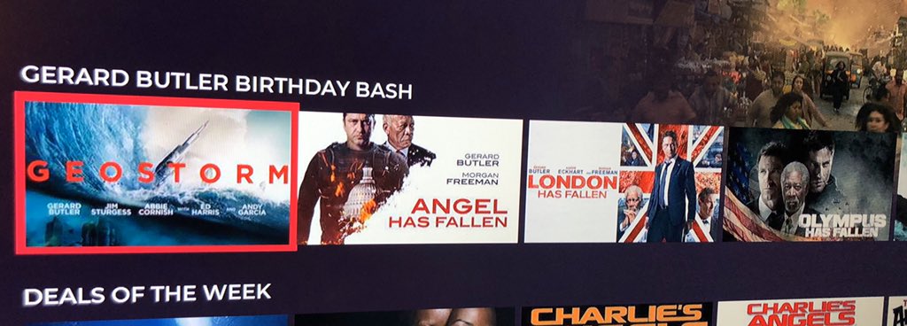 Happy birthday, Gerard Butler! Redbox is celebrating and now so am I 