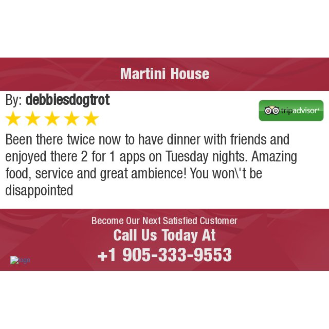 5 Star: debbiesdogtrot "Been there twice now to have dinner with friends and enjoyed there 2 for 1 apps on..." bit.ly/2HxmKpr