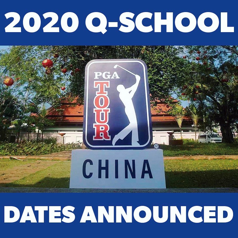 Q-School is just around the corner: 
📍 Guangzhou, China 🇨🇳 (Jan 7-10)
📍 Lagoi, Indonesia 🇮🇩 (Jan 14-17)
📍 Mission Hills, Haikou 🇨🇳 (Feb 25-28)
📍 Laguna Golf Phuket 🇹🇭 (Mar 3-6)
For more info or how to register visit pgatourserieschina.com