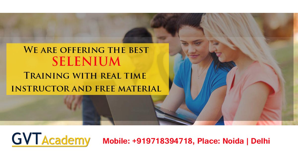 GVTAcademy's tweet image. Become A #SeleniumTester At Your Own Pace. Start Today and Become an #Expert in Days. Live Project Based #Job Oriented #Training By #Experts. 100% Placement Assistance.
📲Mobile: +919718394718
🌐Website: bit.ly/34XsQXC