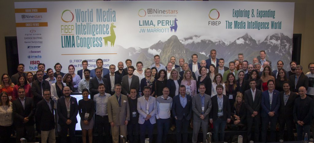 _FIBEP's tweet photo. Thanks again to everyone who joined us at the 2019 FIBEP World Media Intelligence Congress last week in Lima! #mediaintelligence #FIBEP #WMIC19 https://t.co/13ggN05b4h
