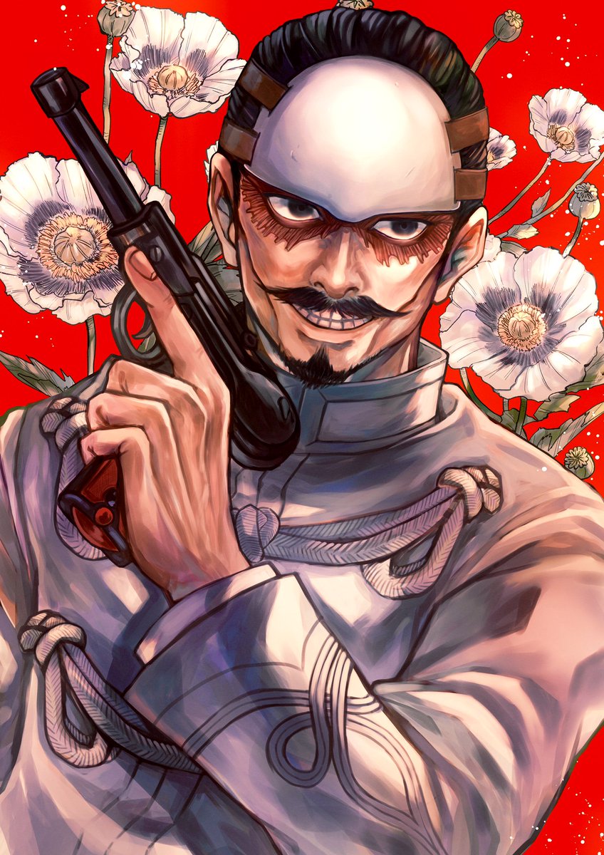 鶴見中尉 金カム のイラスト