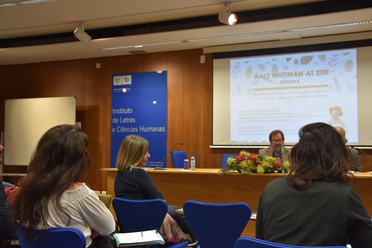 CECC_Catolica's tweet photo. Last Friday, our researcher Patrícia Anzini was at Universidade do Minho as speaker for the Walt Whitman at 200 Conference.
#CECCCatolica
#CECCResearch
#CECCResearch https://t.co/tCLj5UOuX6