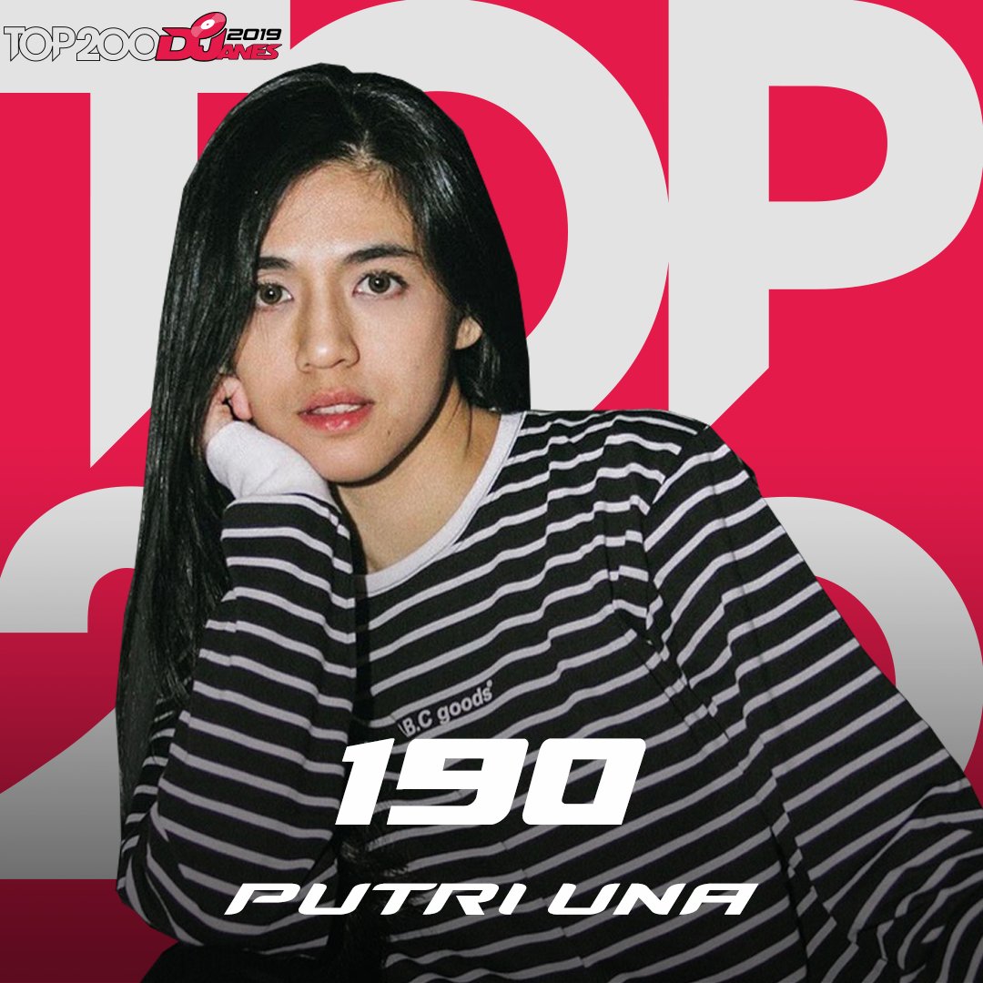 DjaneMag's tweet photo. Putri Una is back to the ranking! Her position is No. 190! 
#djanemag #top100djanes #top100djanes2019 @putriuna https://t.co/lxFywccT5o