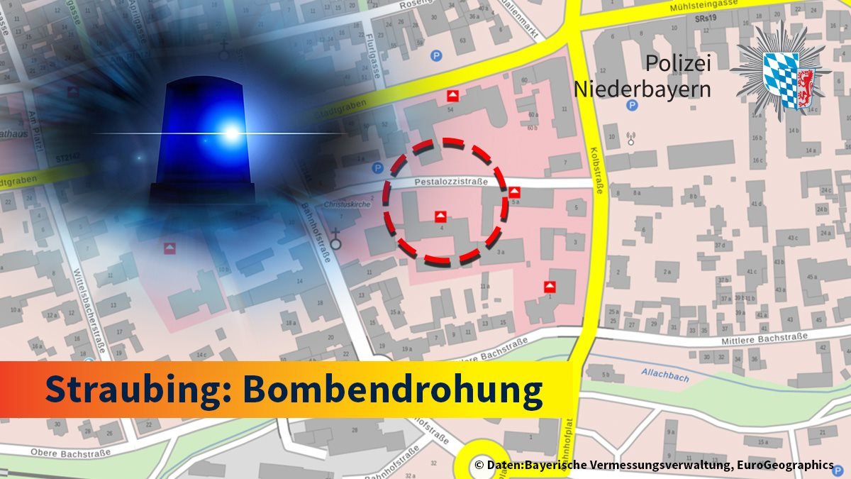 polizeiNB's tweet image. #Straubing #Bombendrohung 

👉Hier gehts zur 1. Pressemeldung:
polizei.bayern.de/niederbayern/n…

#WirFuerEuch