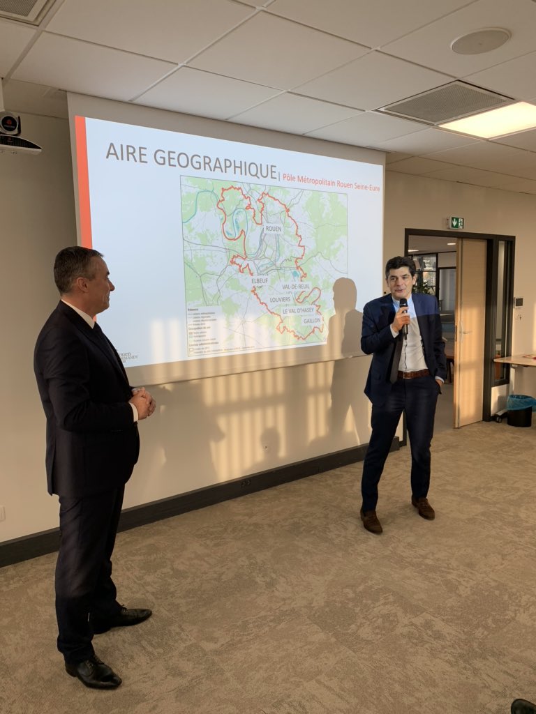 📢Yann Ghafourzadeh : nouveau Président de RNI
Le CA de Rouen Normandy Invest, réuni ce 13 nov 2019, a porté à l’unanimité Yann Ghafourzadeh (Directeur Général Délégué APTAR France), à la présidence de l’agence de développement éco à la suite de la démission de Jean-Louis Louvel.