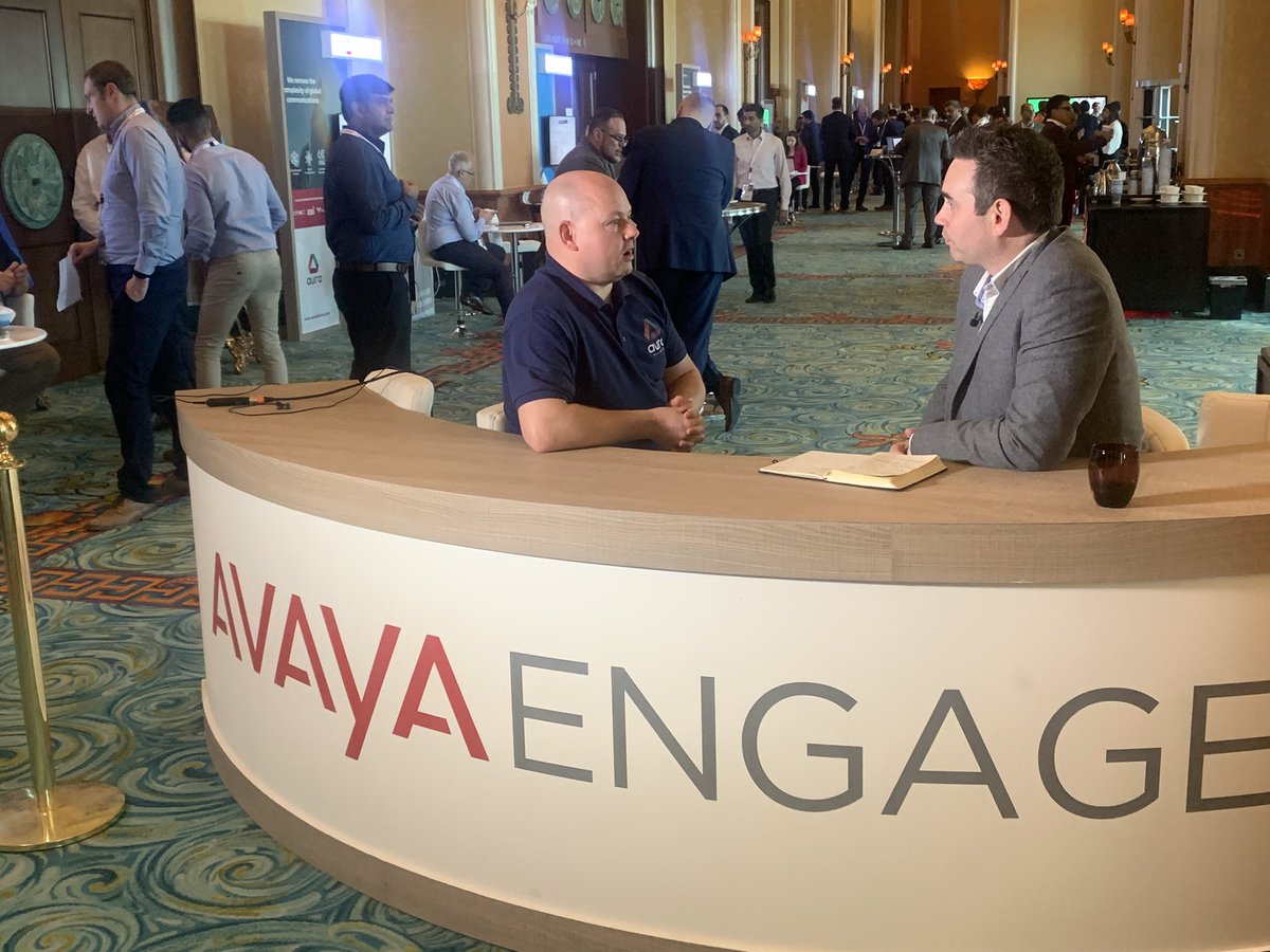 disruptivelive's tweet image. Next we have Jonathan Harris from @AuraAlliance #AvayaENGAGE #CBLive19