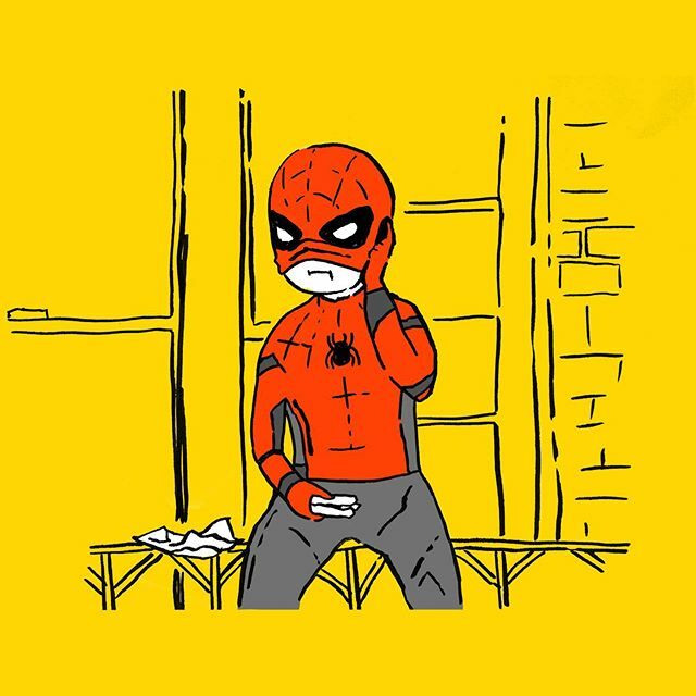 Jigowatt Twitterissa Spiderman Spidermanhomecoming Peterparker Avengers Movie Illustration Movieillustration スパイダーマン ピーターパーカー アベンジャーズ 映画 映画イラスト イラスト Jigowatts ピーターパーカー すごく呼びたくなる名前