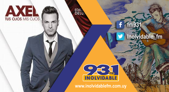 Inolvidable_FM's tweet photo. Entrá y escuchá a @AxelOficial, #TeInvitoAVerElSol en https://t.co/BjwwoF4WGL https://t.co/l29Jc98X8t