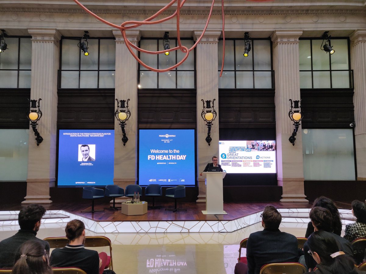 FRdigitale's tweet photo. Dominique Pon @MinSoliSante annonce la couleur "digital health in France is a mess today. Let's see how we will resolve it" #FDHEALTH Pour la suite, rdv avec les meilleures startups et VCs de France à la task-force France Digitale e-health https://t.co/EV0BDtj3mx