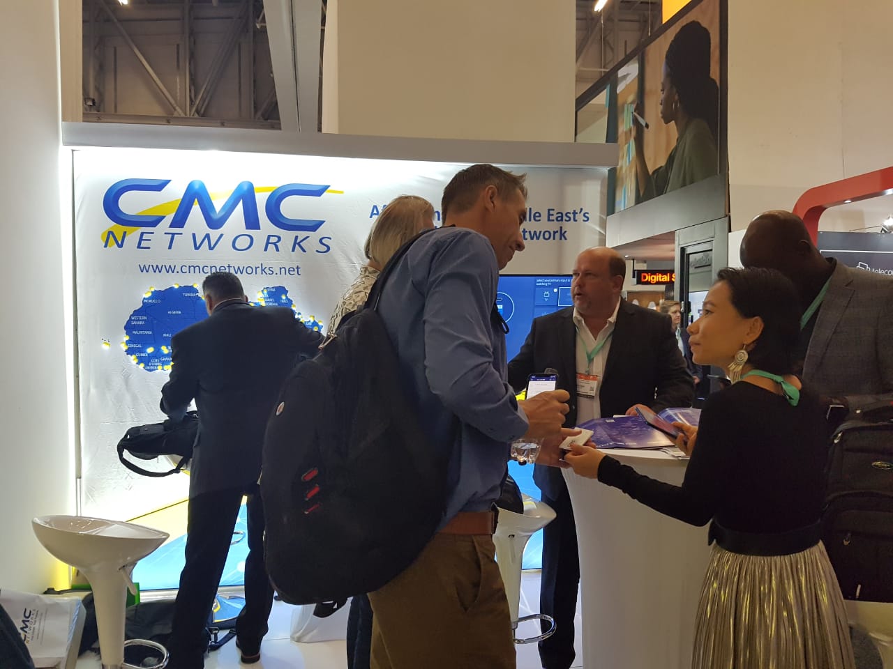 Cmc Networks Cmcnetworks Staff In Full Swing At Africacom19 Cape Town Ensure To Visit Us At Stand C5b T Co Op7olkfq3k Twitter