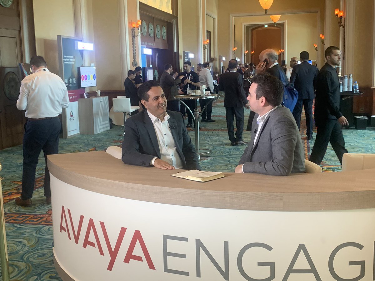 disruptivelive's tweet image. We welcome back @FadiHani12 this time talking about the MEA market and the exciting collaborations #AvayaENGAGE #CBLive19