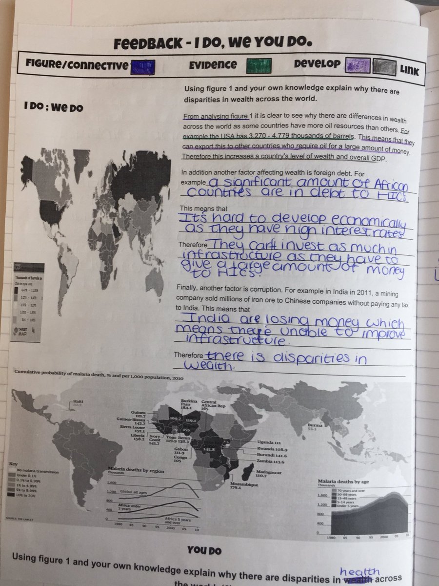WHA_TL's tweet photo. I do, we do you do modelling technique working well to address misconceptions and close gaps in students knowledge. Excellent response to feedback! https://t.co/osXU4echUg