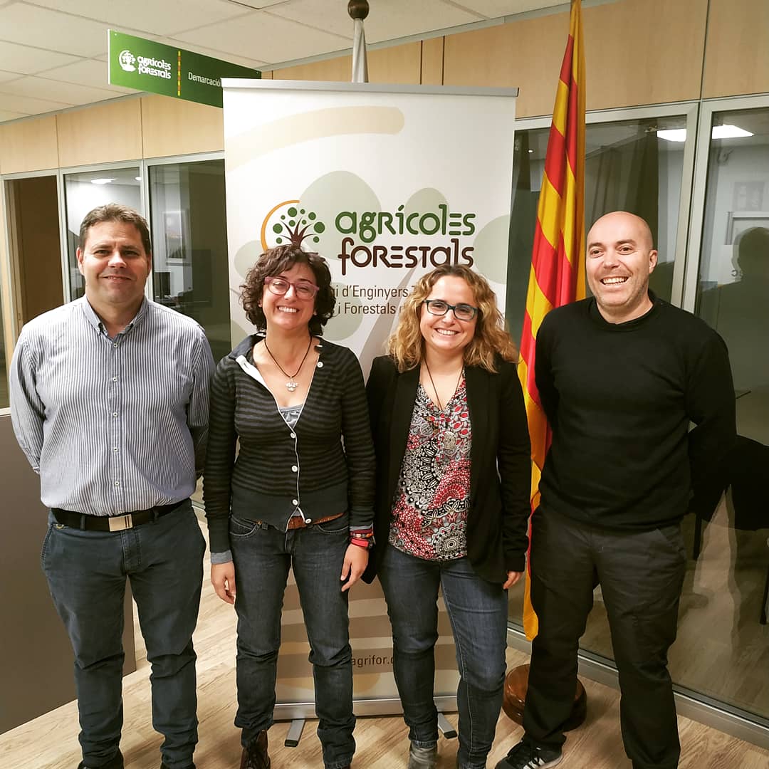 CETAF_Cat's tweet photo. Es proclama la nova Junta de Govern del @cetafc, formada (d'esquerra a dreta) per #GabrielPerés, tresorer, #GiselaAndrés, secretària, @MontserratBas, degana, i #AlbertAdmetlla, vicedegà. Us desitgem molts èxits!! https://t.co/divt8Q8DPM