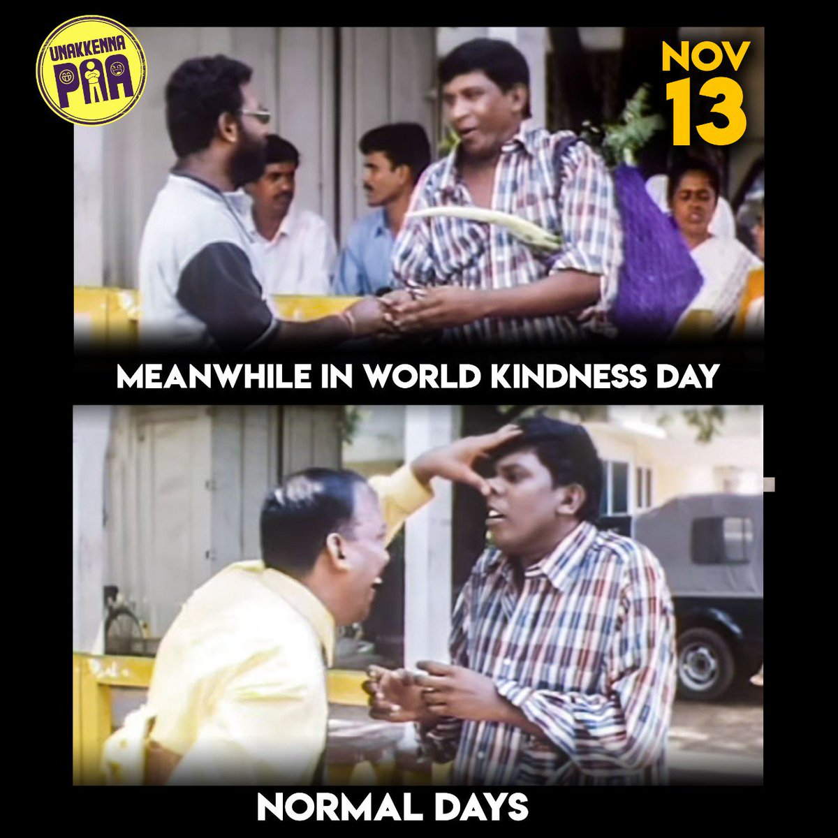 BSStudiosOffl's tweet image. World Kindness Day...!!!

#WKDay #Unakkennapaa #KindnessMatters