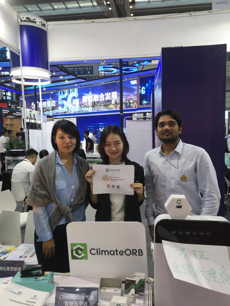 ClimateOrb's tweet photo. One of our suppliers for our high quality sensors has also pledged to the fight against global warming! #ClimateAction #AirPollution #climateorb #chtf #Shenzhen #pledge #campaign https://t.co/xjRmCBIR4N