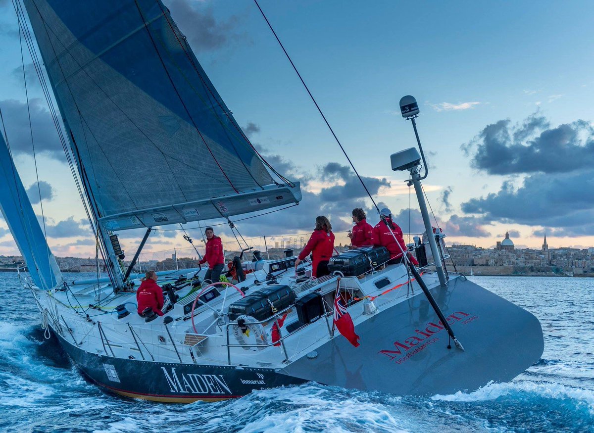 Honoured to be at the helm of Maiden #yacht #malta #yachtracing #sunset #offshore