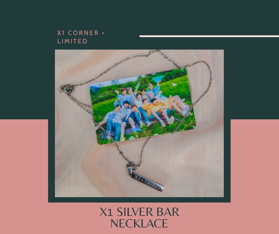 x1corner's tweet image. [BATCH 3] X1 Silver Bar Necklace

💰 290 PHP
DOO: Nov 20
DOP: Nov 21

Order Form:
forms.gle/YPJKEtnVohGLda…