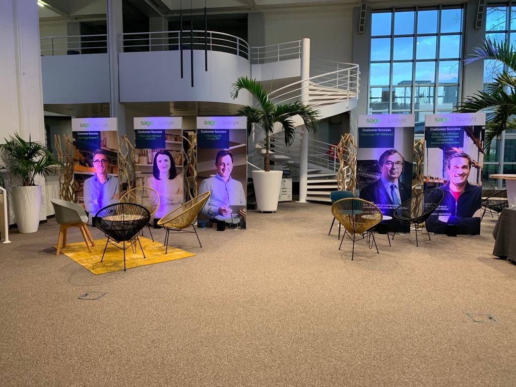 SageFrance's tweet photo. Jour-J 😄🥳 Les #SagePartnerSessions sont prêtes à être lancées ! 🚀 Chers @SagePartnersFr nous allons faire vibrer #Lille aujourd’hui ! #thriveon @BrieucCourcoux @ISAPRE @Franckhourdin https://t.co/QEzqyHcoqQ