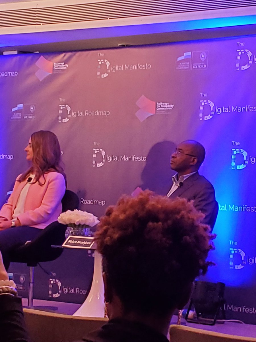 caroline_teti's tweet photo. "Where do we want to be with digitization? Have we thought about inclusivity, financing and legislation for digitization" Melinda Gates
"Who will be left behind" Strive Masiyiwa
#pathways4prosperity https://t.co/c2Q6FQlkuj