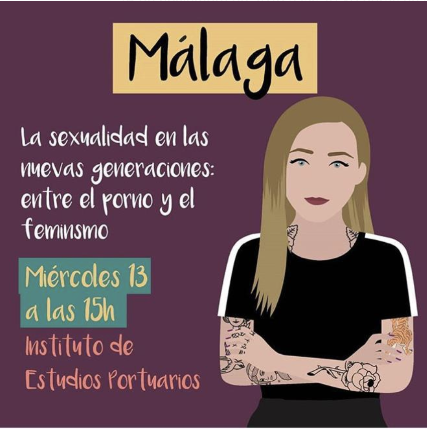 "La sexualidad en las nuevas generaciones: entre el porno y el feminismo" @mariamurnau 

📅 Hoy, miércoles 13 de noviembre
⌚ 15 horas
📍Instituto de Estudios Portuarios 

➕ℹ👉 bit.ly/2KiILI9