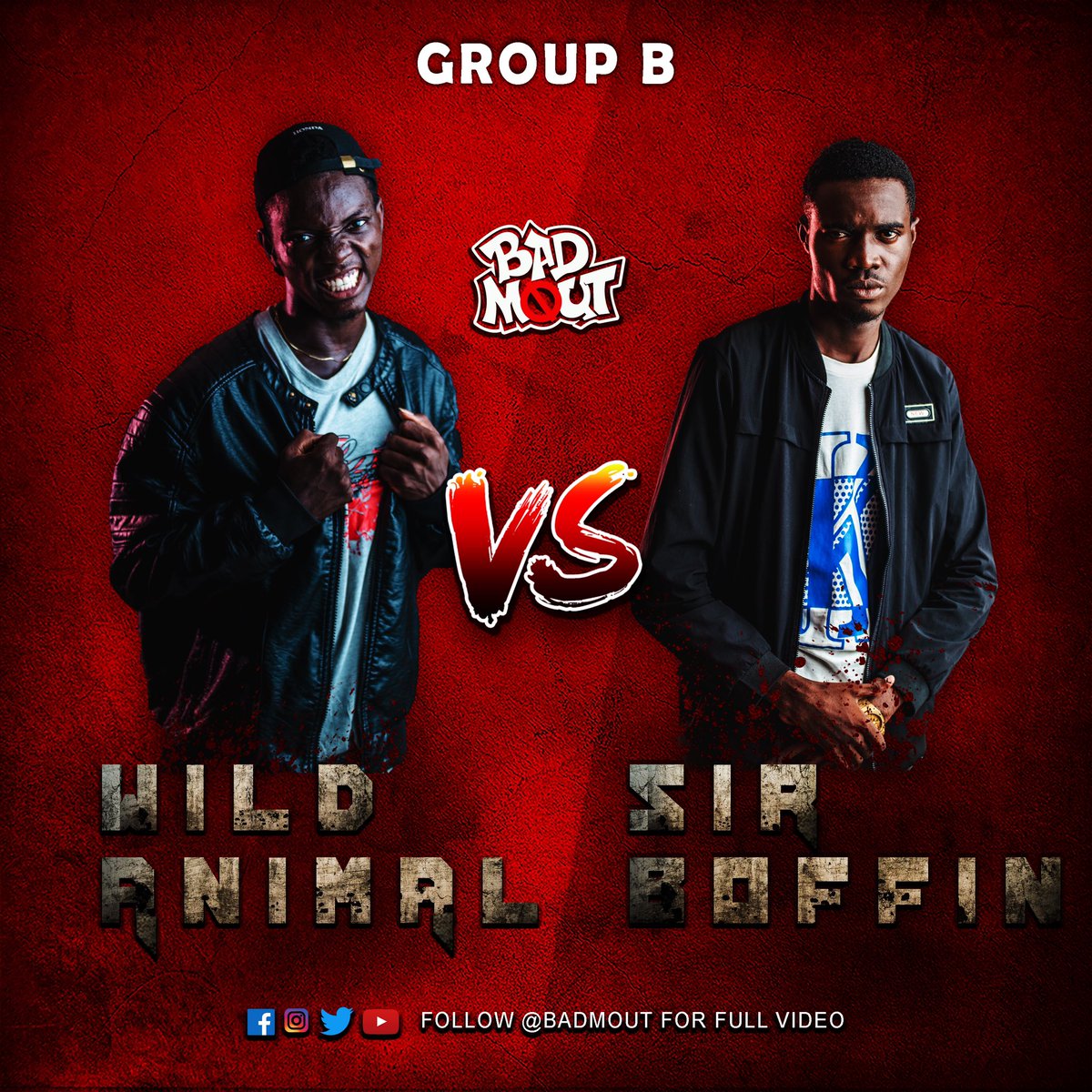 BadMout's tweet photo. WILD ANIMAL VS SIR BOFFIN dropping soon... https://t.co/sAhrlisOT8