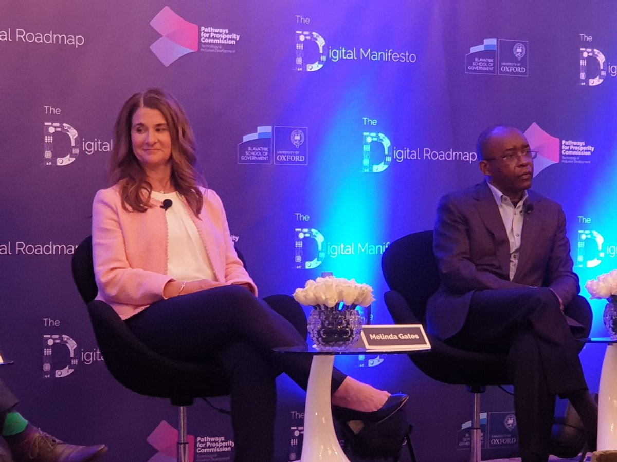 "If we make sure people are connected, and we show them the opportunity, they will take control of their future,"  @melindagates (Paraphrased)