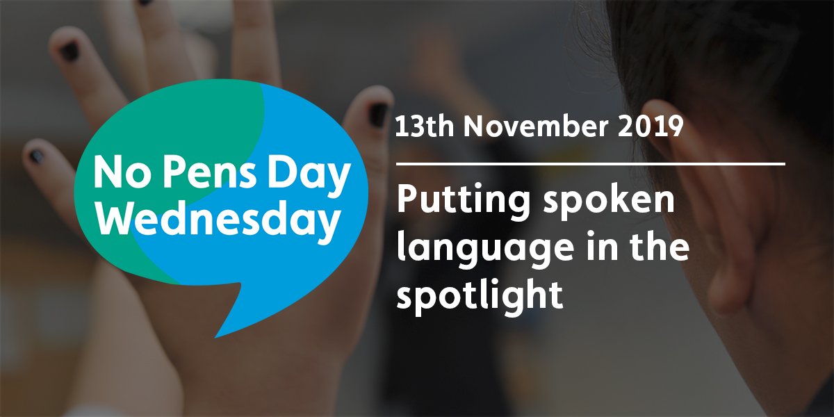 CACHE (@cacheorg) on Twitter photo Spoken language skills are fundamental and schools and early years settings can play an important role in supporting children’s communication, that’s why today, we’re putting down our pens in support of #NoPensDay Wednesday! <a href="/ICANcharity/">I CAN Charity</a> <a href="/Comm_nTrust/">Communication Trust</a> Spoken language skills are fundamental and schools and early years settings can play an important role in supporting children’s communication, that’s why today, we’re putting down our pens in support of #NoPensDay Wednesday! <a href="/ICANcharity/">I CAN Charity</a> <a href="/Comm_nTrust/">Communication Trust</a>